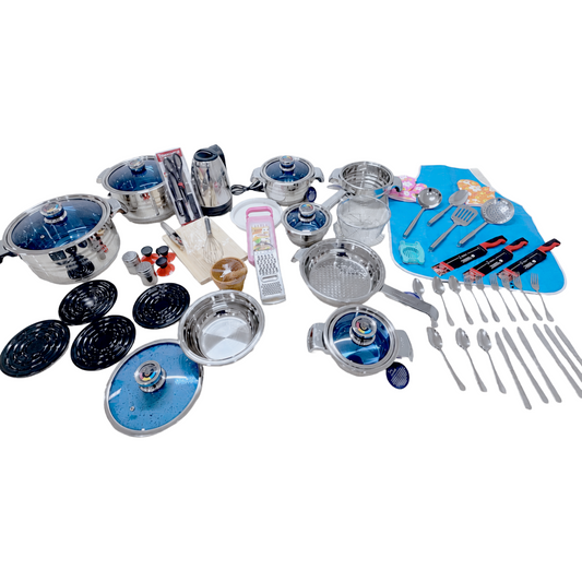 Batería acero inoxidable | 75 piezas